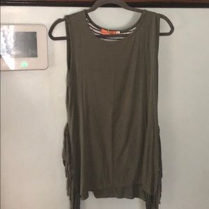 Hunter green tank top